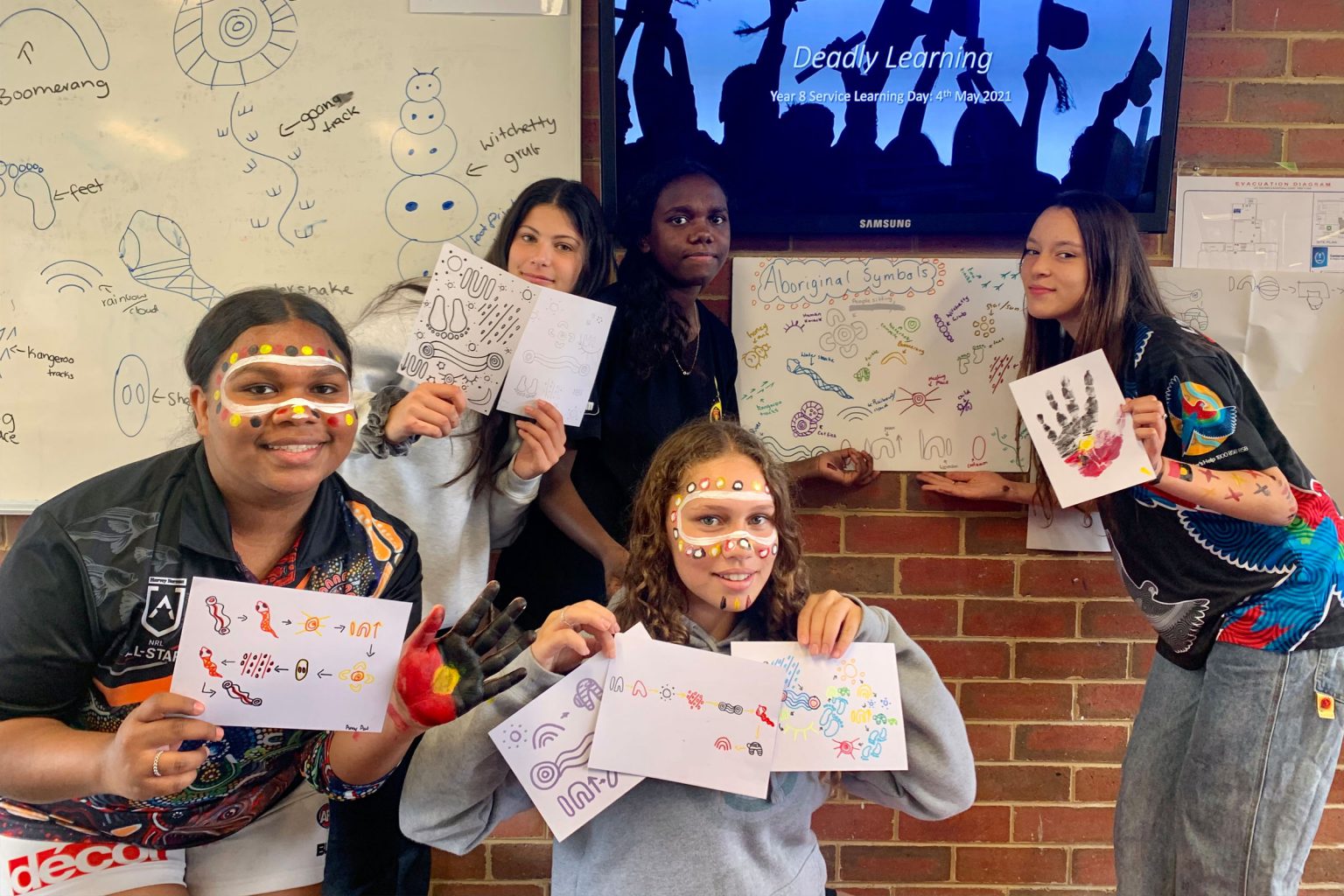 The Deadly Learning Team, a group of Indigenous students at CGGS, have created a workshop to share their traditional knowledge with other students.
