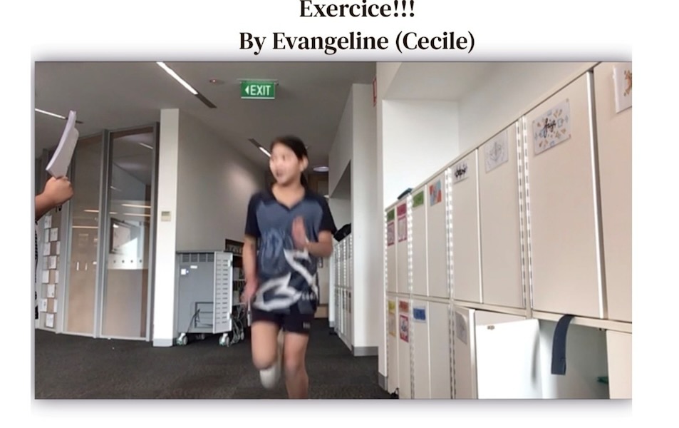 Year 5 French - Exercise by Evangeline (Cecile)