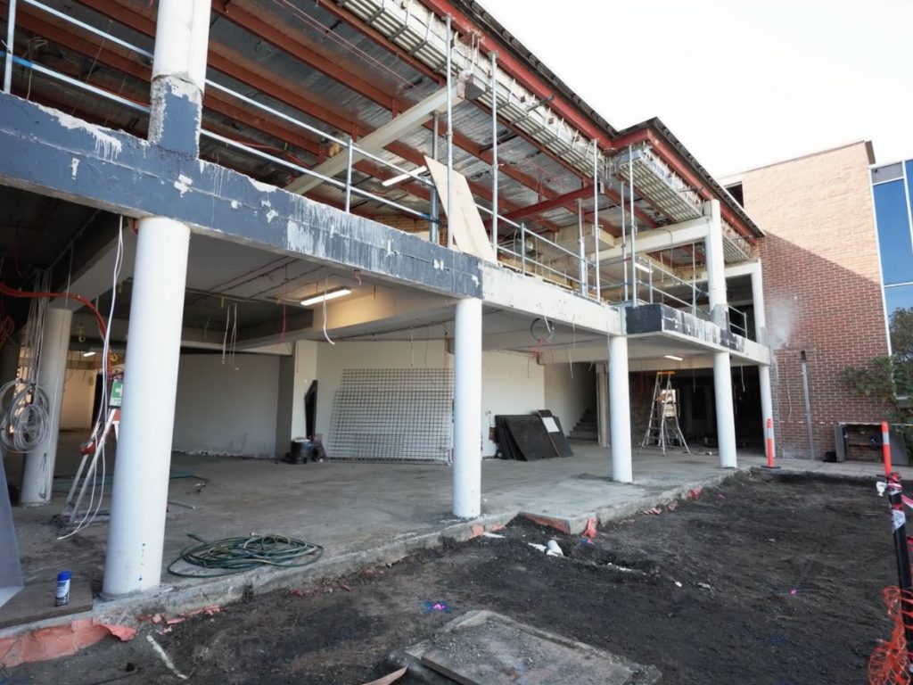 BSH Entrance prior to new extension